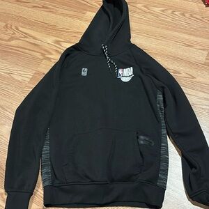NBA Basketball Hoodie Sweatshirt Black Size Medium Unisex Kangaroo Pocket